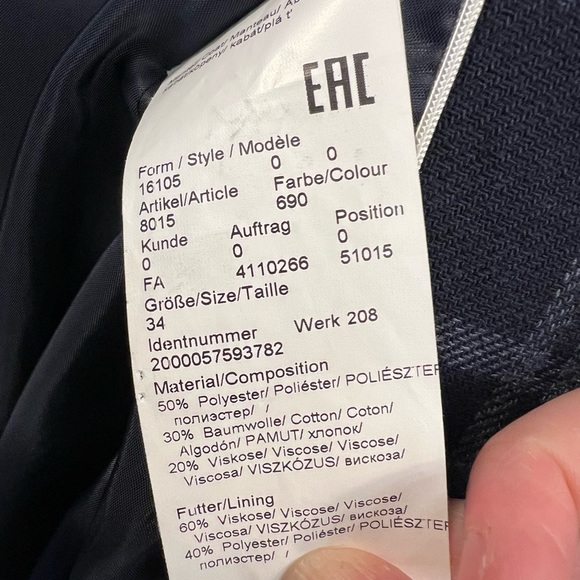 NWOT Daniel Hechter coat - Picture 4 of 4